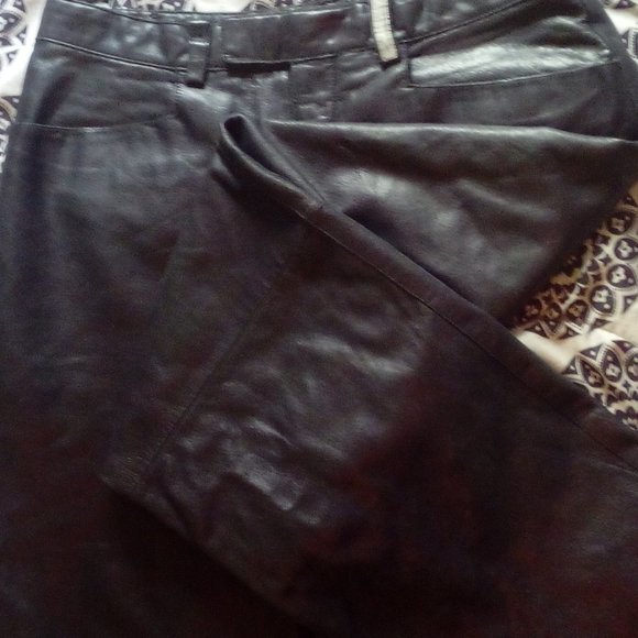 Nike Other - VINTAGE Nike Michael Jordan Two3 Leather Pants